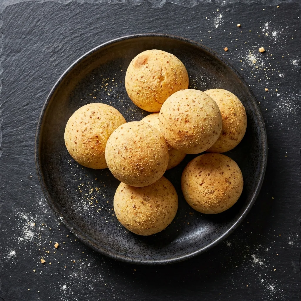 Pandebonos integrales con queso bajo en grasa como version mas saludable