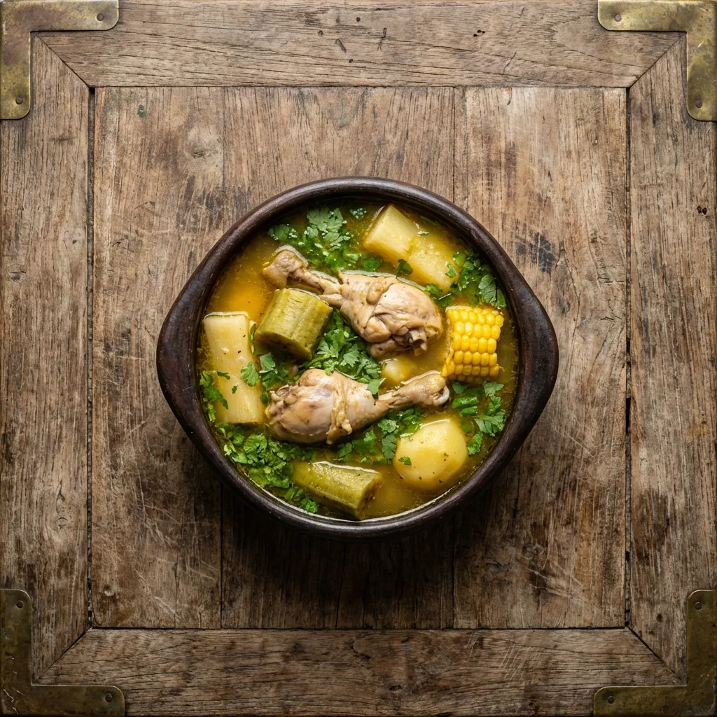 Cuantas calorias tiene un plato de sancocho colombiano